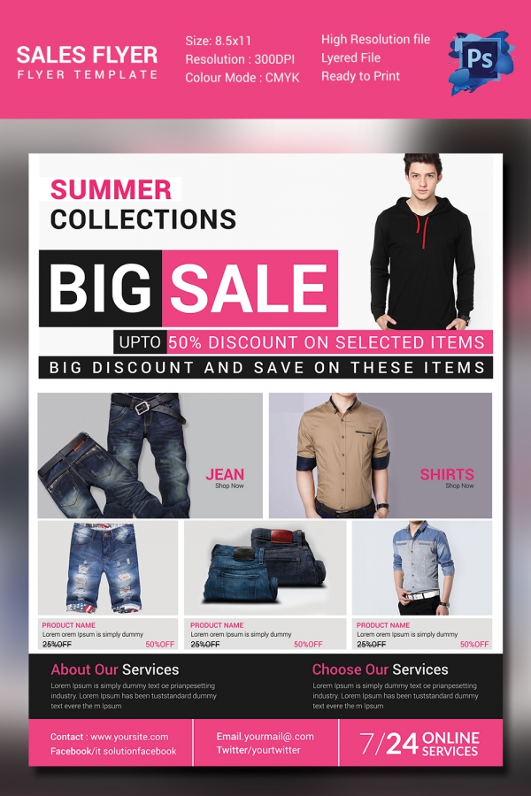 sales flyer designs
