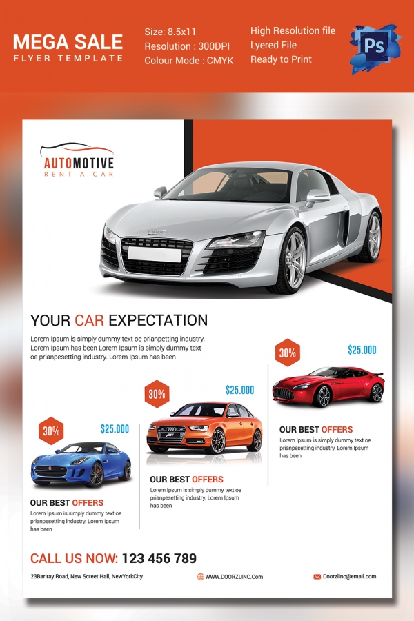 Automotive Car Sales Template