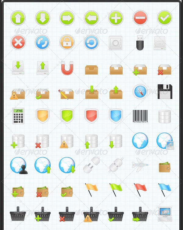 150 business application icons