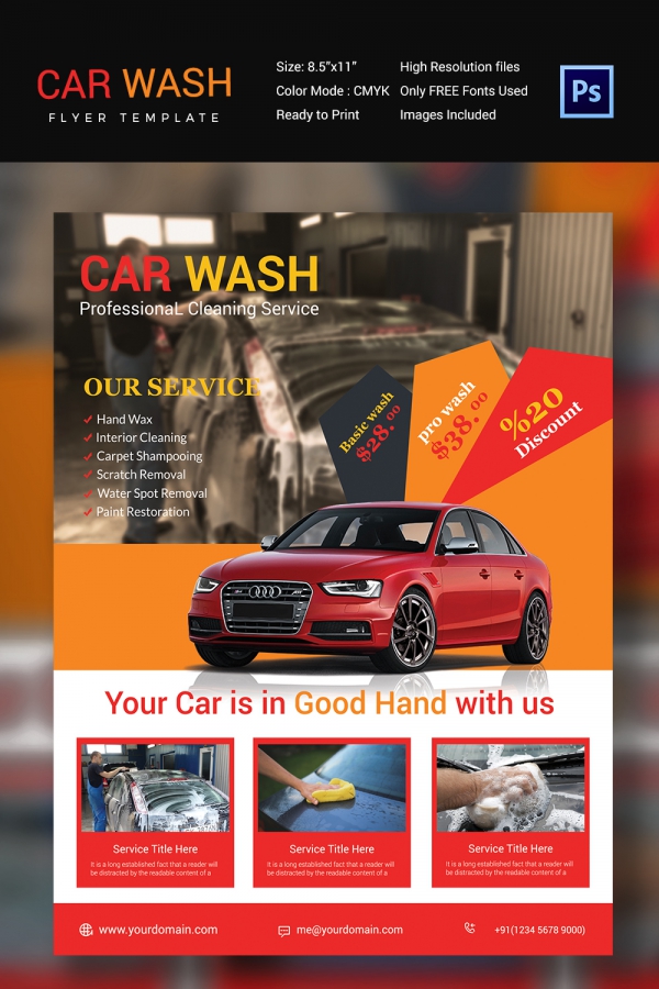 Car Wash Flyer 48 Free Psd Eps Indesign Format Download Free Premium Templates Car Wash Flyer Template