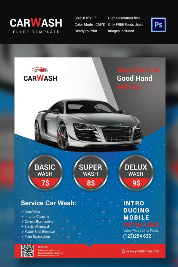 Car Wash Flyer 48+ Free PSD, EPS, Indesign Format Download Free