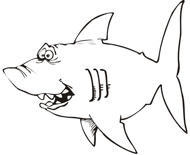 55+ Shark Shape Templates, Crafts & Colouring Pages | Free & Premium ...