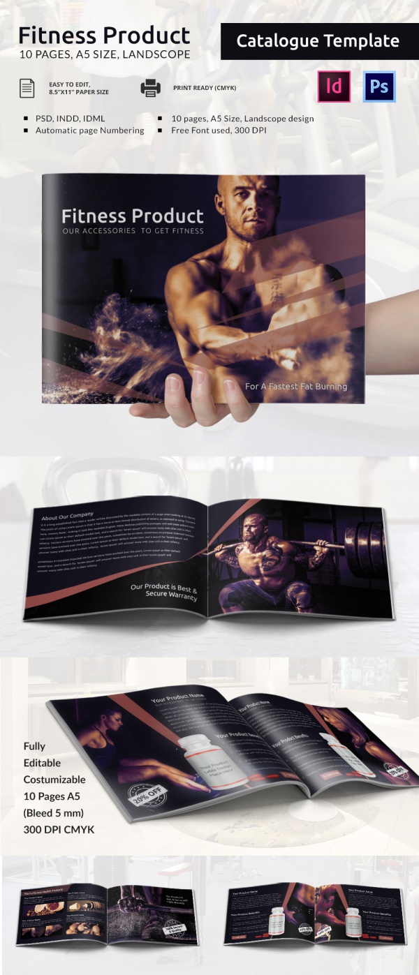 Fitness Product Catalogue