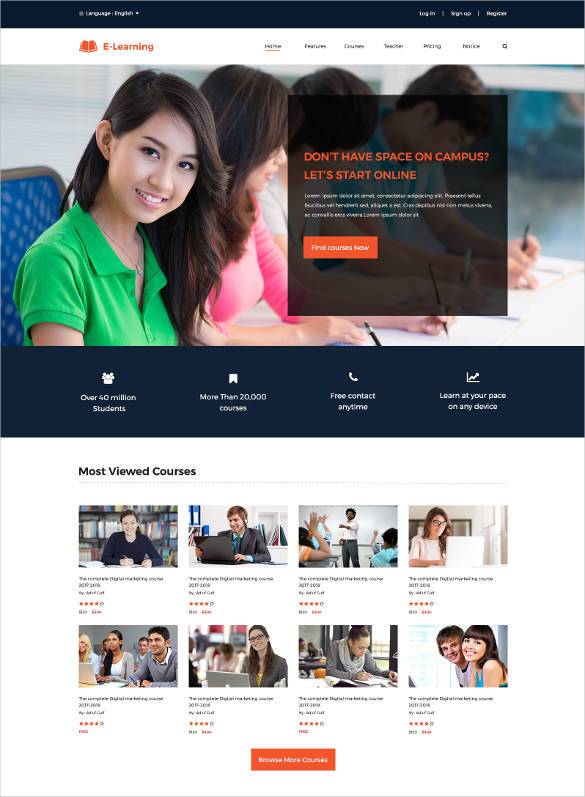 24+ Education HTML5 Themes & Templates