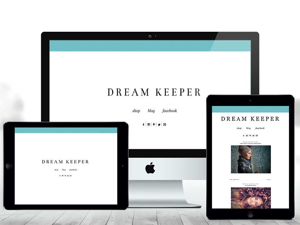 in 1 blogger theme dream keeper