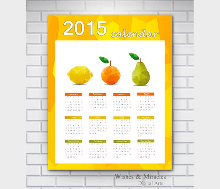 2015 printable calendar