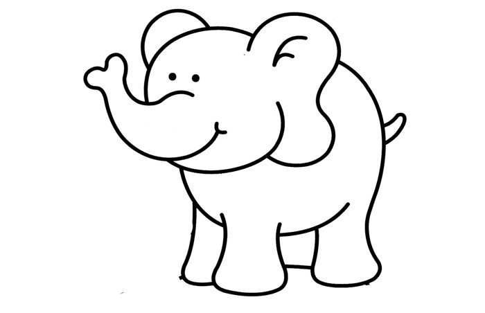 Elephant Template - Animal Templates