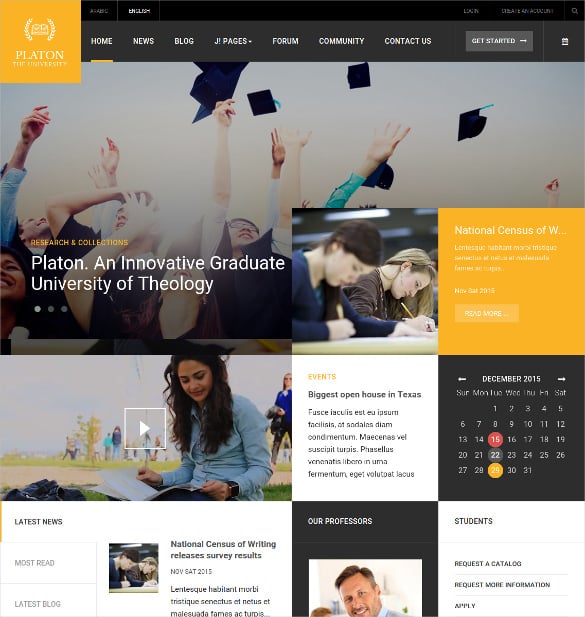responsive joomla bootstrap template for entertainment