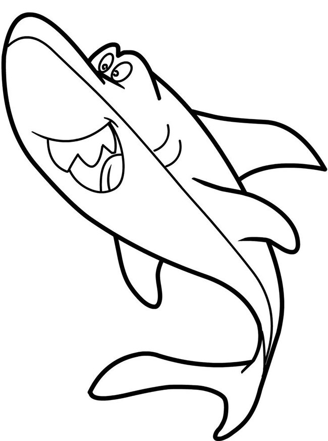 55+ Shark Shape Templates, Crafts &amp; Colouring Pages | Free &amp; Premium ...