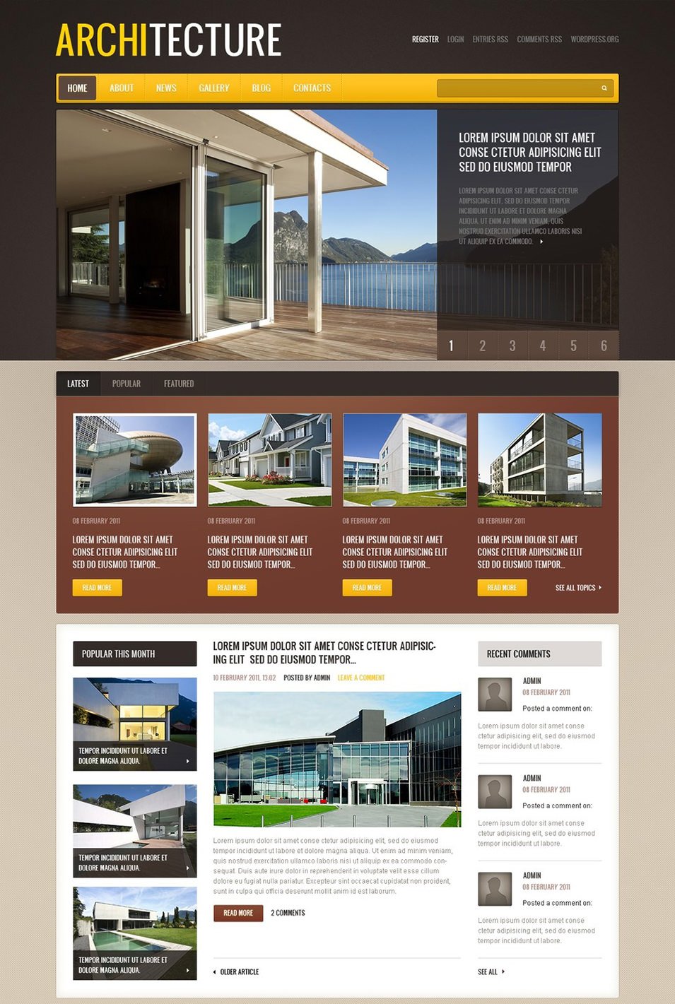 30 Best WordPress Themes & Templates for Architects Free & Premium