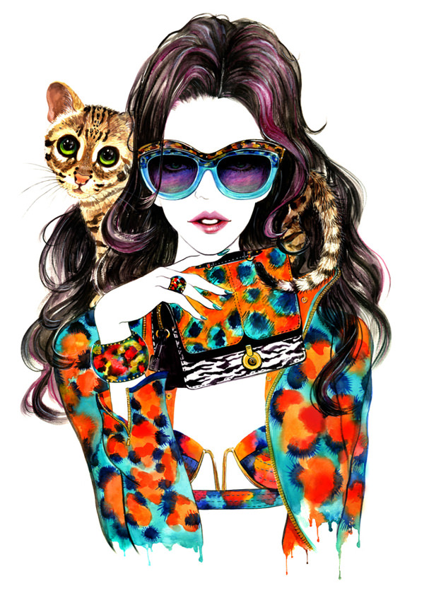 17+ Fashion Illustration, Untuk Mempercantik Ruangan