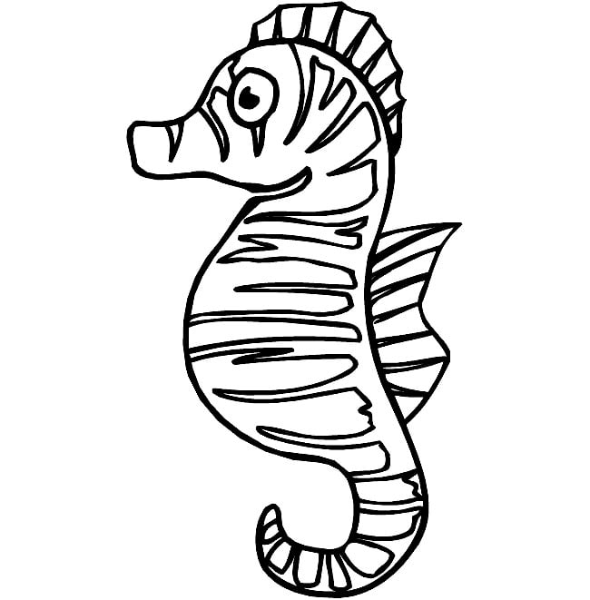 41+ Seahorse Shape Templates, Crafts & Colouring Pages