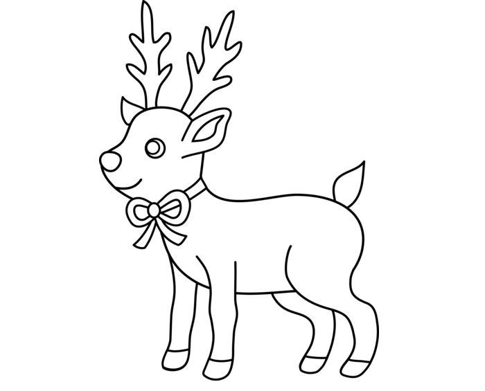 Reindeer Template - Animal Templates