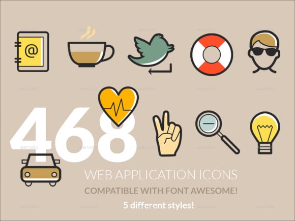 web application icons