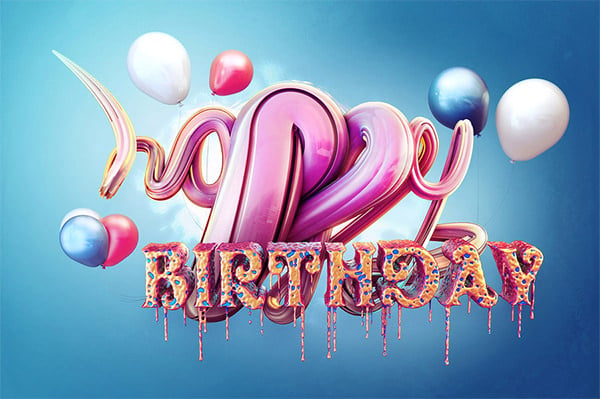 75+ Happy Birthday Images, Backgounds & Elements