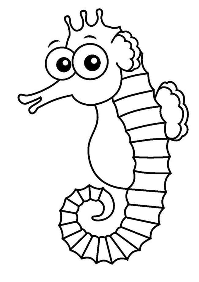 40+ Seahorse Shape Templates, Crafts & Colouring Pages Free & Premium