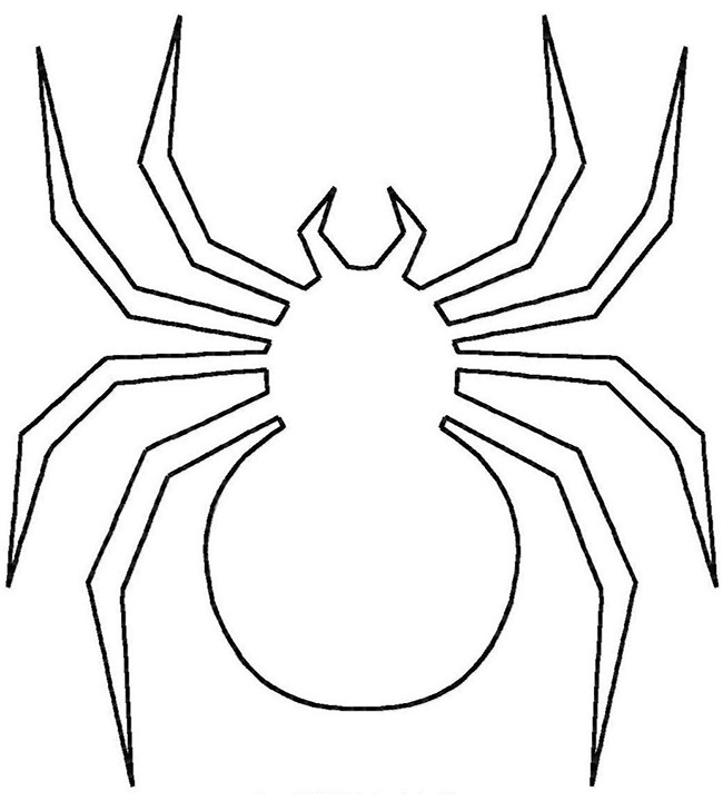 Spider Shape Template 55+ Crafts & Colouring Pages Free & Premium Templates