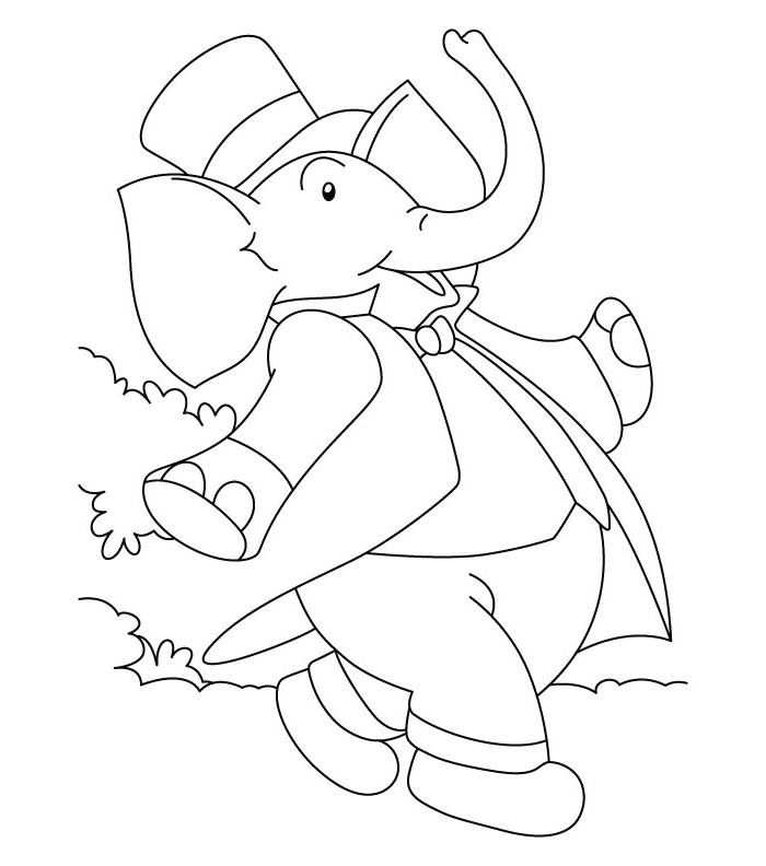 Elephant Template - Animal Templates