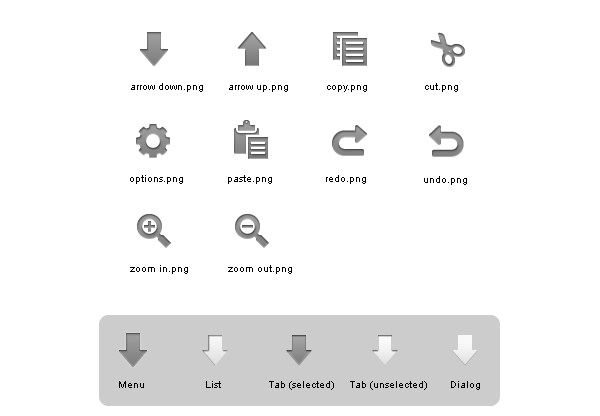 android developer common icon set