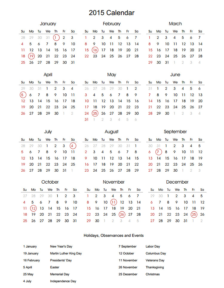 calendrier annuel 2023