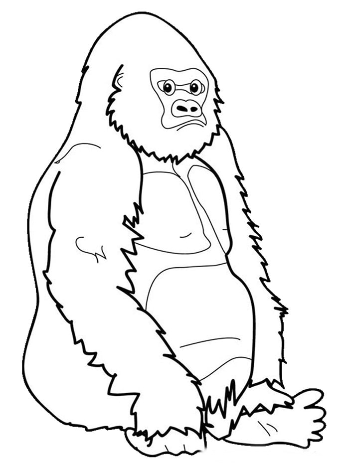 ape-coloring-page