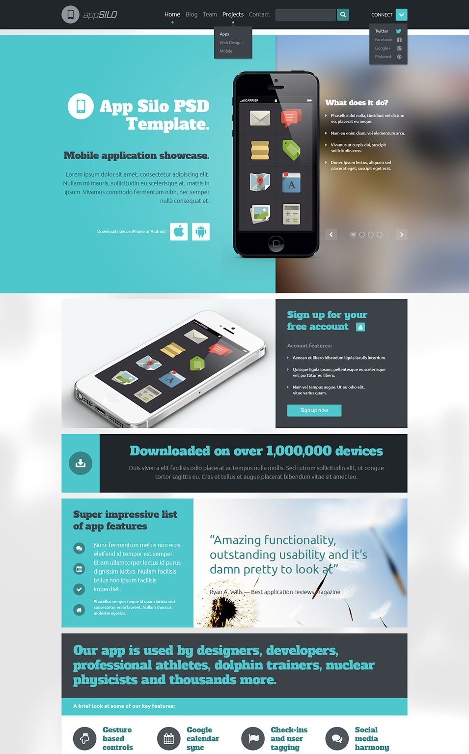 Download 15+ Best PSD App Templates, Free App Template PSD | Free & Premium Templates