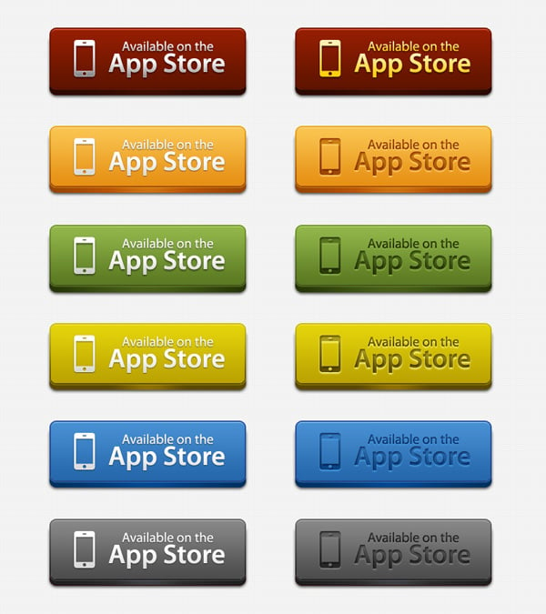 app store download buttons