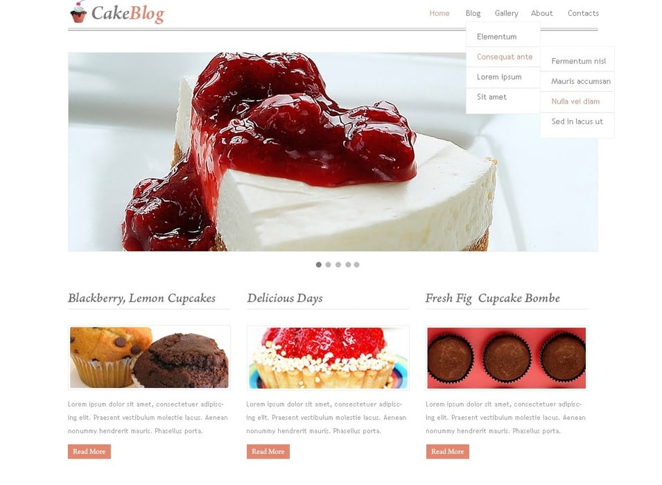 Bakery WordPress Website Templates Themes Free Premium Free