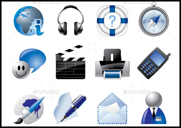 blue-website-and-internet-icons