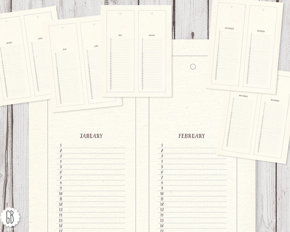 Perpetual Calendar - Calendar Template