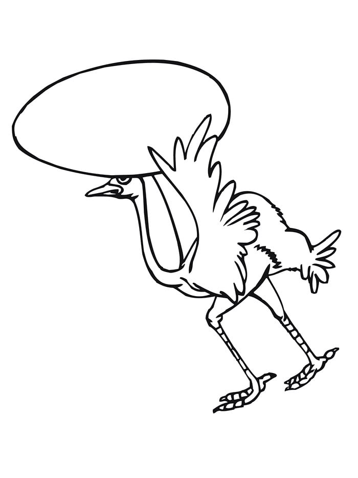 cartoon-ostrich-template