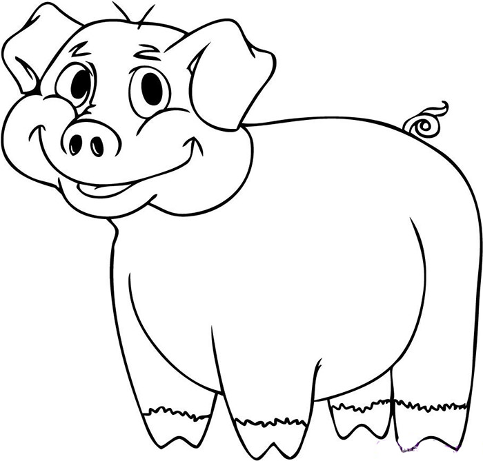 40+ Pig Shape Templates, Crafts And Colouring Pages