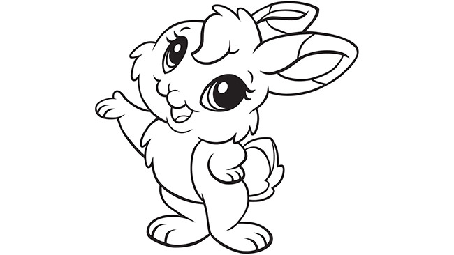 rabbit cartoon coloring pages - photo #26