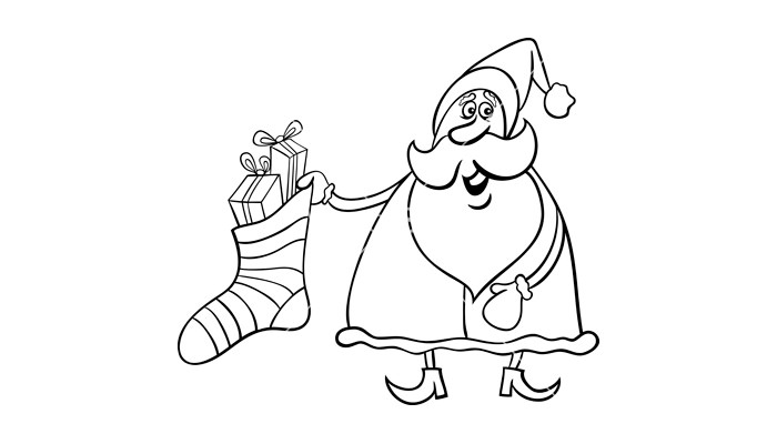 70+ Best Santa Templates Shapes, Crafts &amp; Colouring Pages