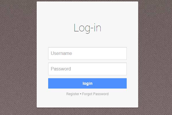 Template Login Html Serat