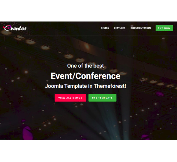 conference event joomla template