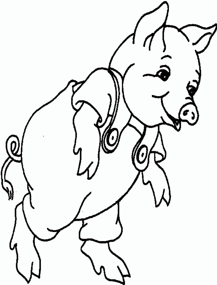 40+ Pig Shape Templates, Crafts And Colouring Pages 