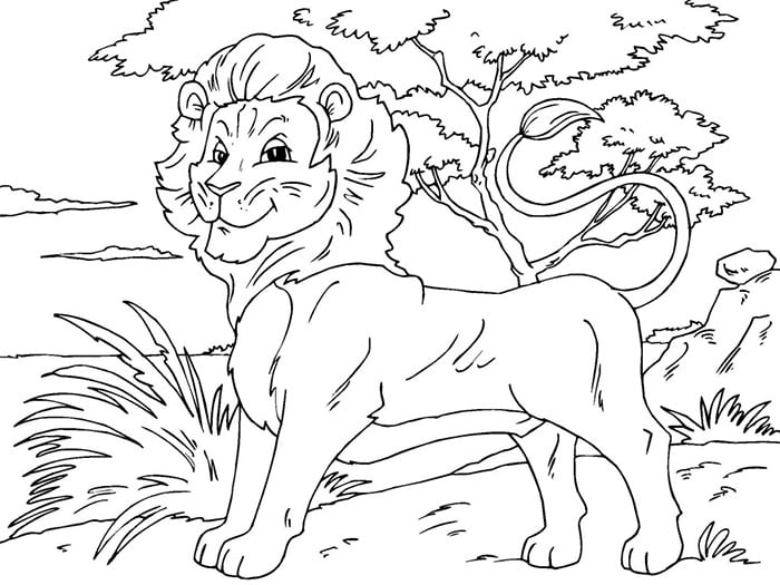 cute-lion-template