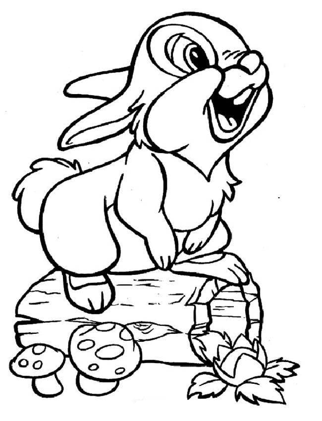 cute-rabbit-bambi-coloring-page