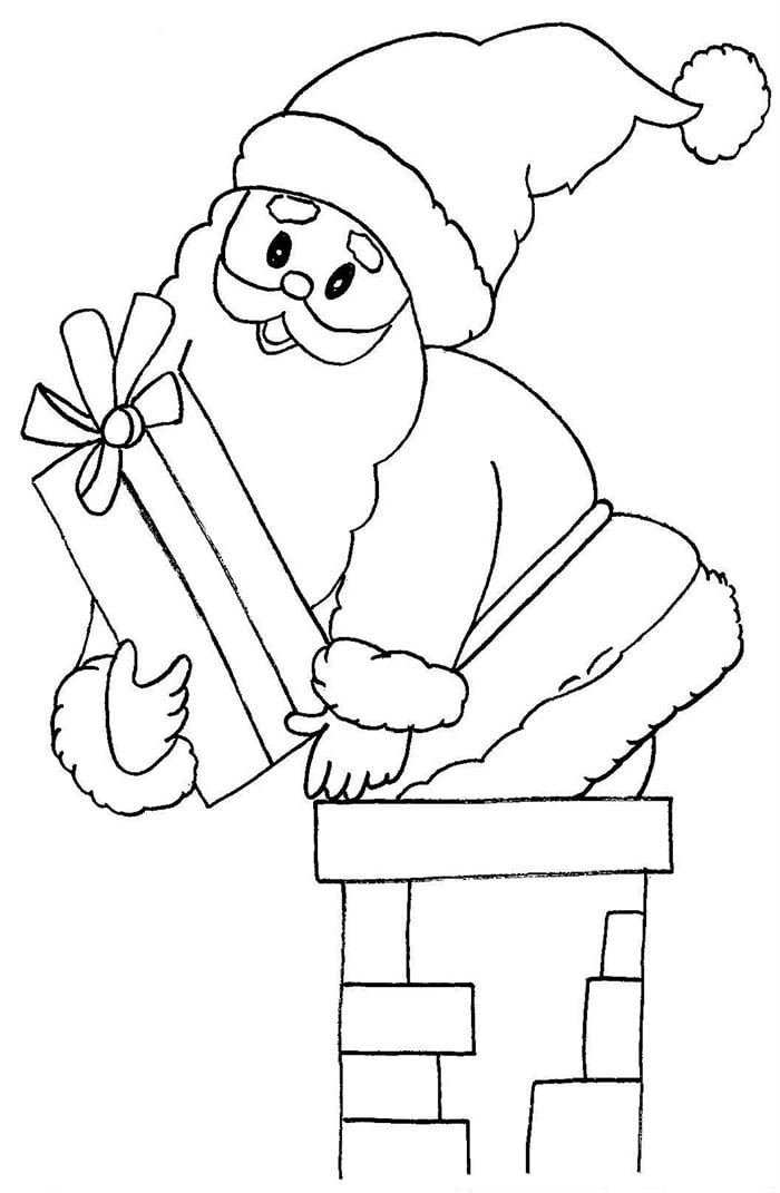 70+ Best Santa Templates Shapes, Crafts & Colouring Pages