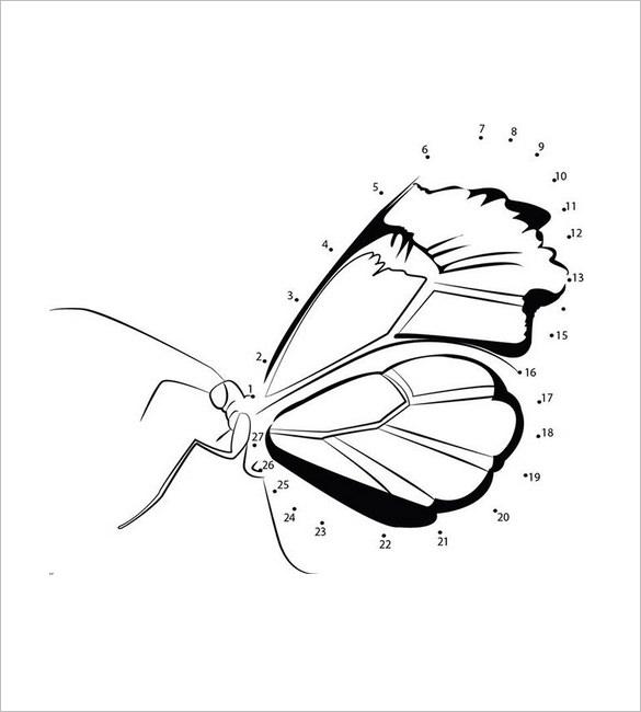 28+ Butterfly Templates - Printable Crafts &amp; Colouring Pages