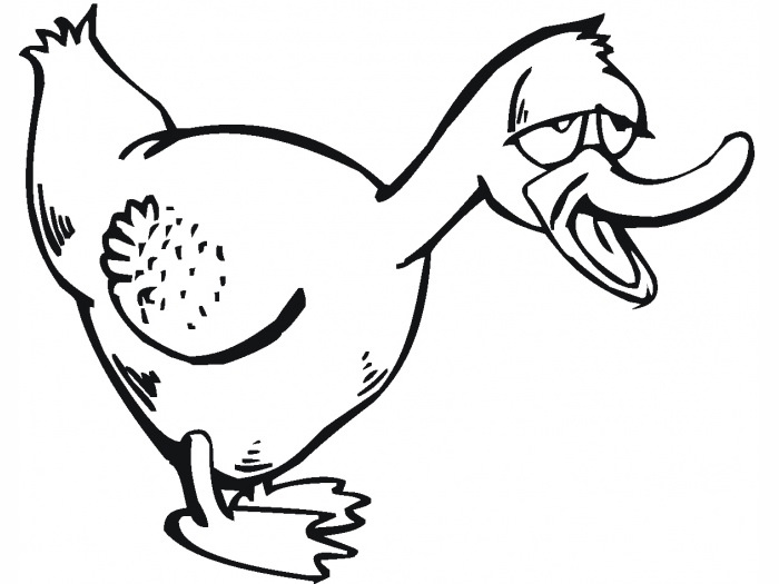 duckling coloring page