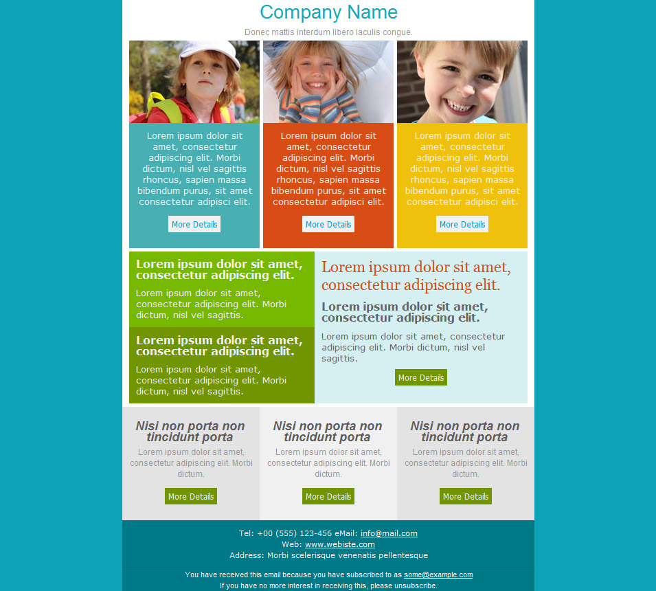 family email newsletter templates