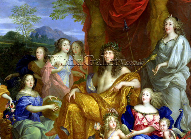 family-of-louis-xiv-1670-art-print