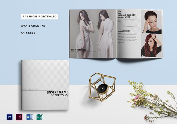 fashion portfolio catalog template