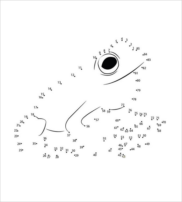 frog template dot to dot