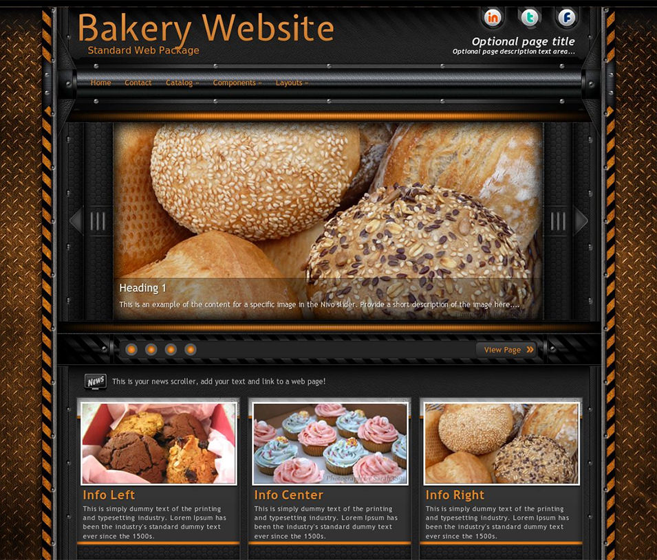 gridlock bakery wordpress theme