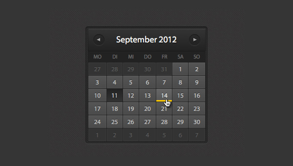 26  HTML Calendar Templates HTML PSD CSS Free Premium Templates