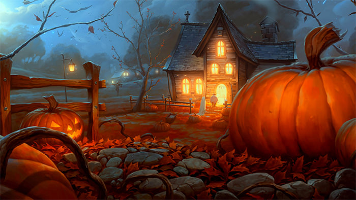 50 Best Halloween Backgrounds for Download