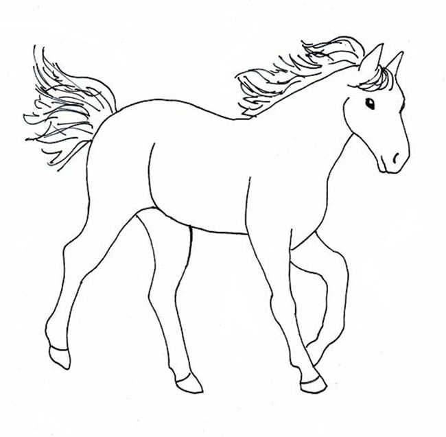horse template 19